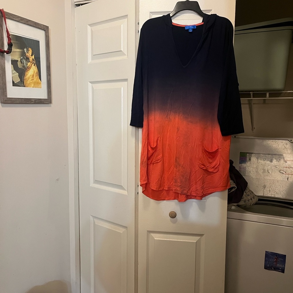 rip curl Beachwear Ombre Tunic Top XL - Picture 2 of 9